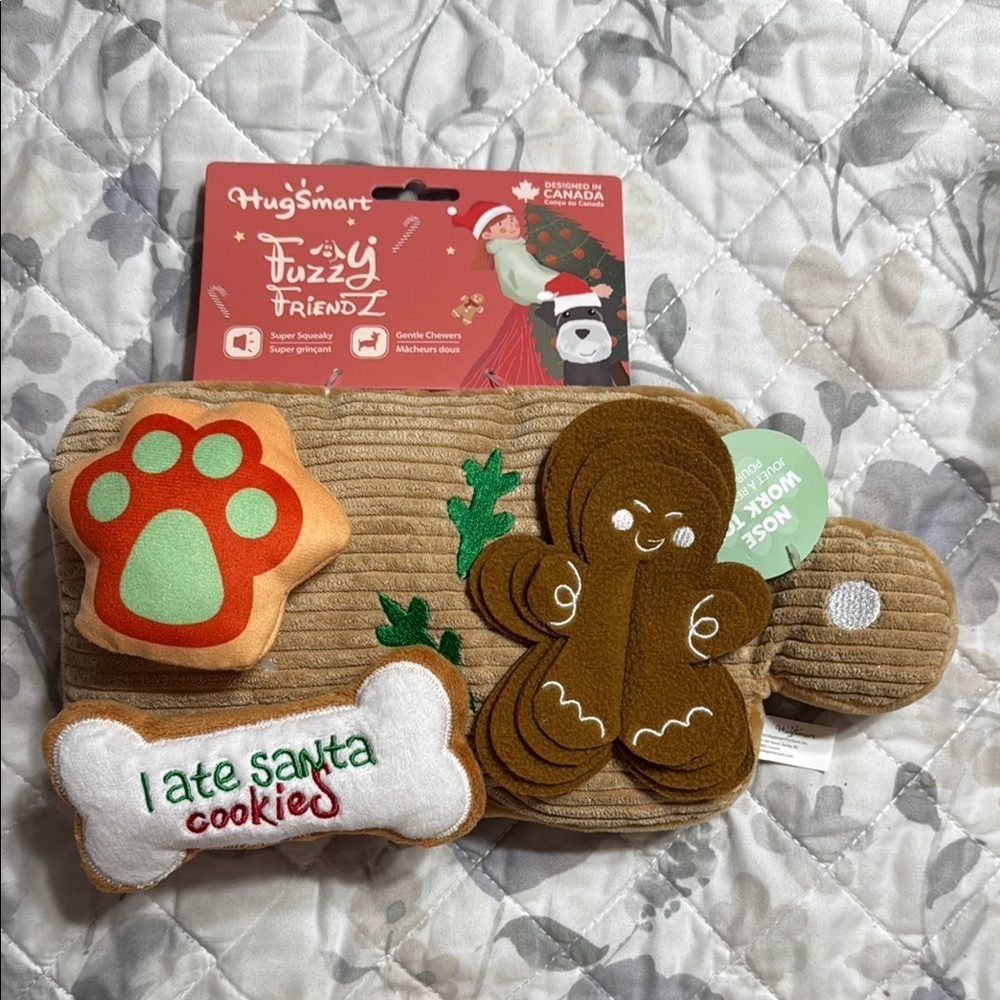 HugSmart Fuzzy Friend Dog Toy Set